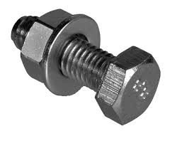 HDG M8 x 80 Bolt with nut