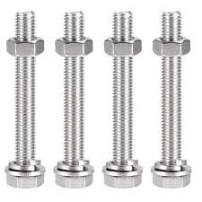 HDG M10 x 80 Bolt with nut